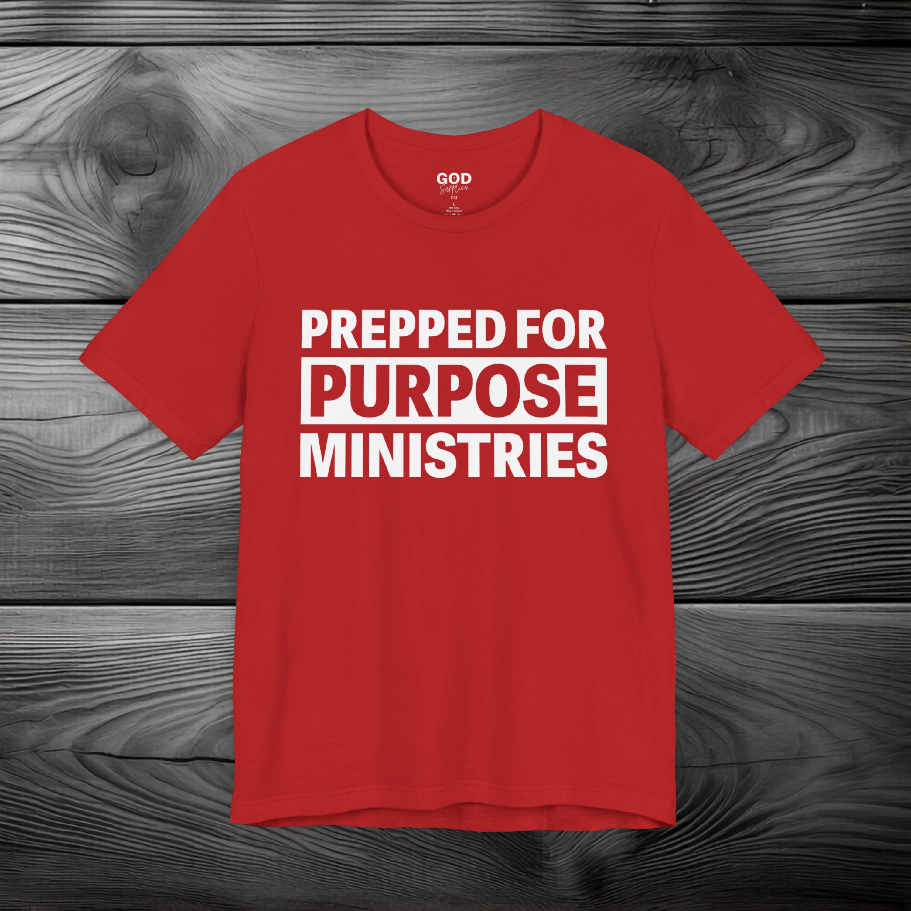 Prepped For Purpose Ministries Unisex Jersey Short Sleeve Tee
