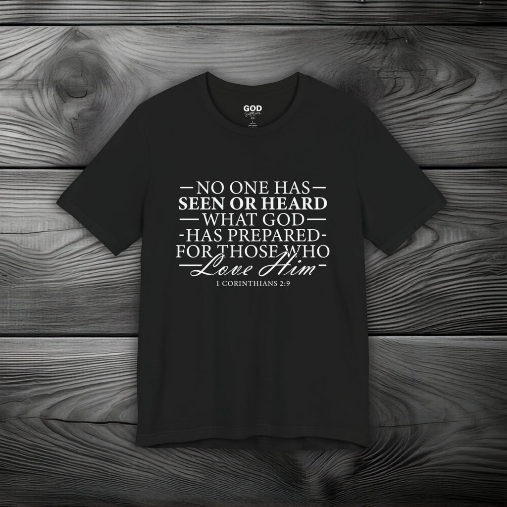 GOD Has Something Prepared for You Unisex Jersey Short Sleeve Tee
