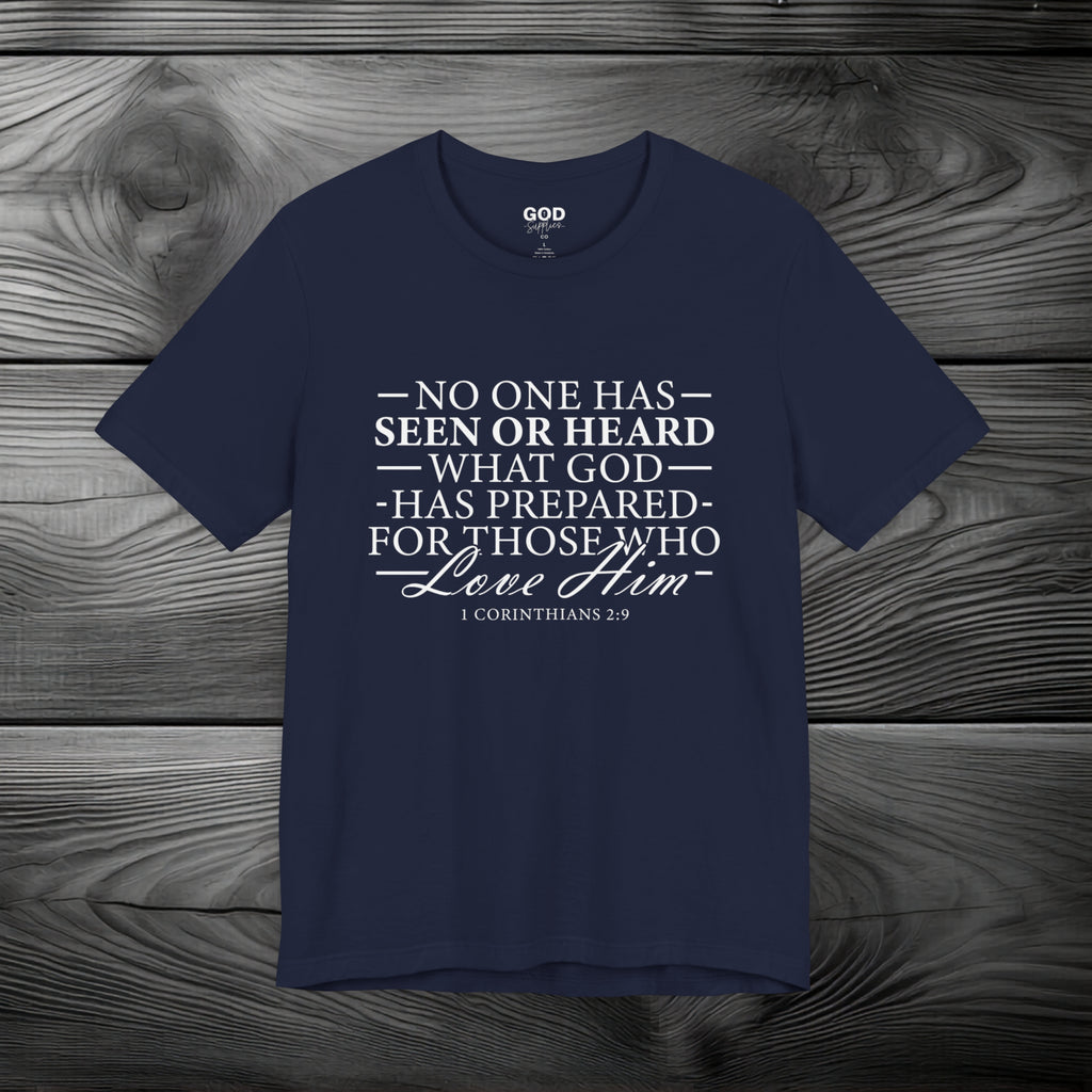 GOD Has Something Prepared for You Unisex Jersey Short Sleeve Tee