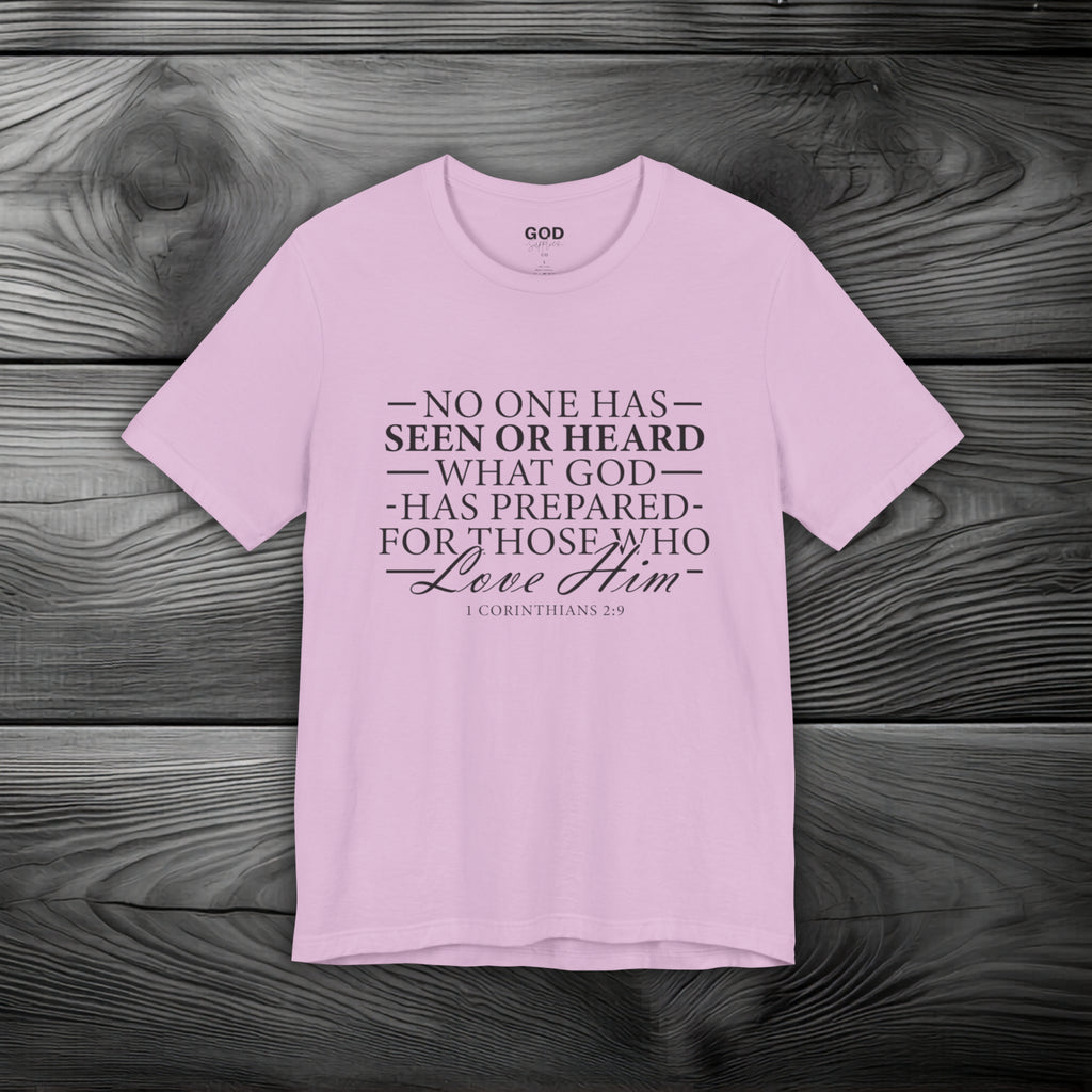 GOD Has Something Prepared for You Unisex Jersey Short Sleeve Tee