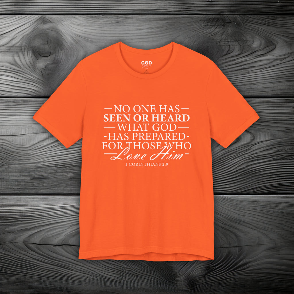 GOD Has Something Prepared for You Unisex Jersey Short Sleeve Tee