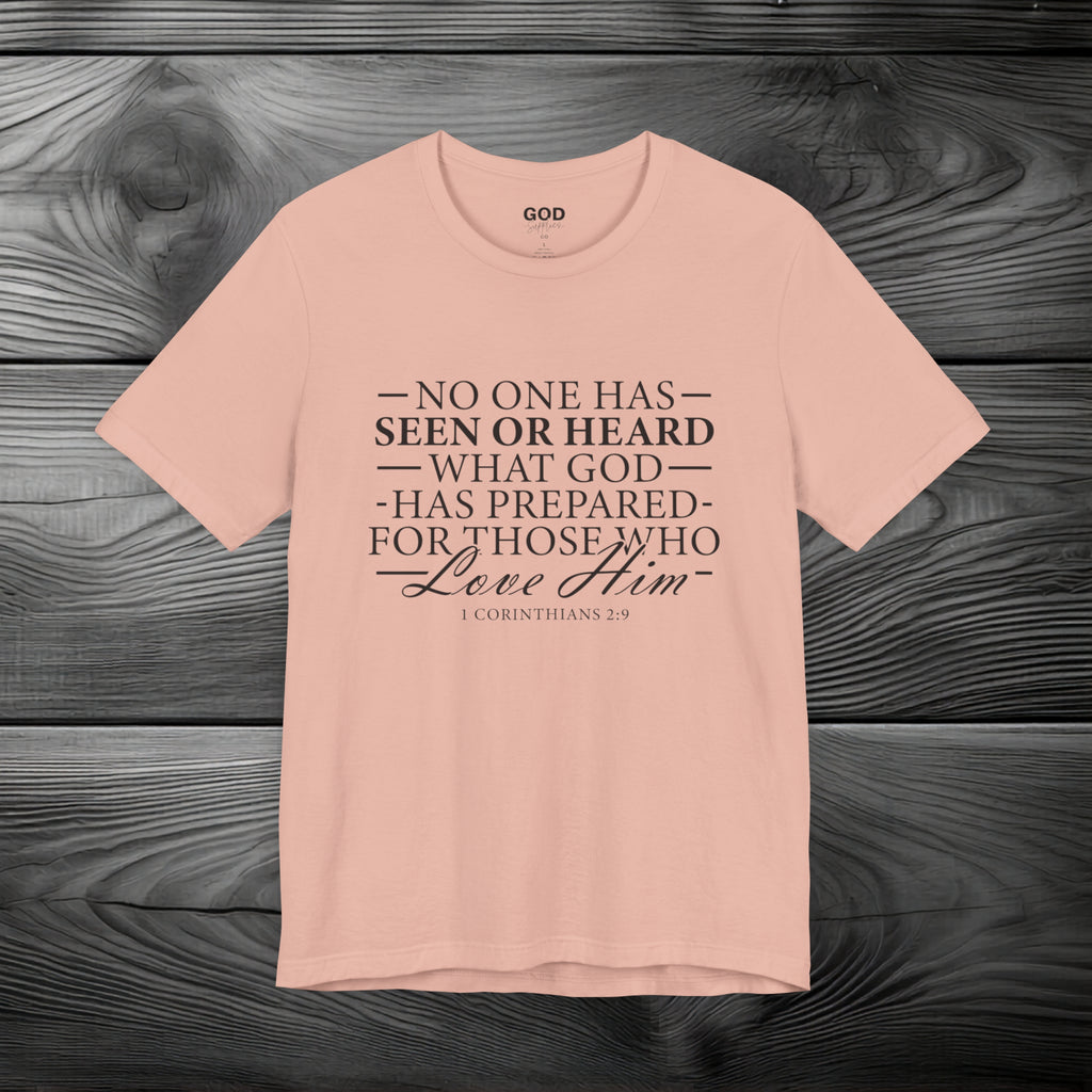 GOD Has Something Prepared for You Unisex Jersey Short Sleeve Tee