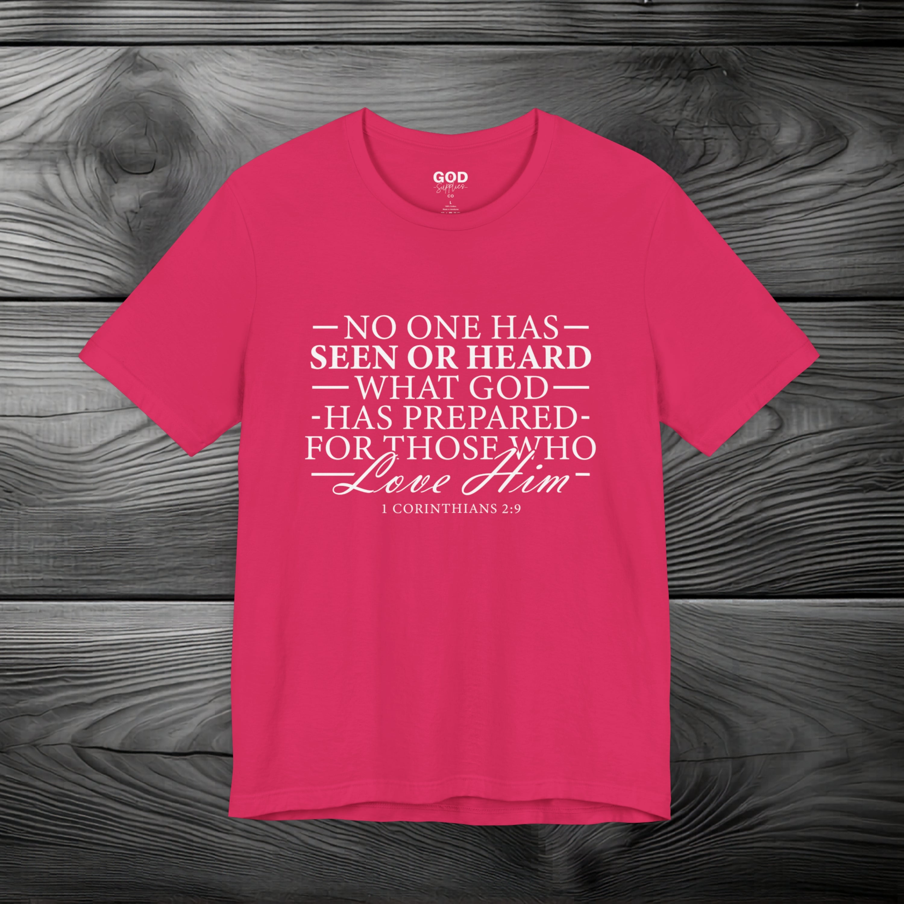 GOD Has Something Prepared for You Unisex Jersey Short Sleeve Tee