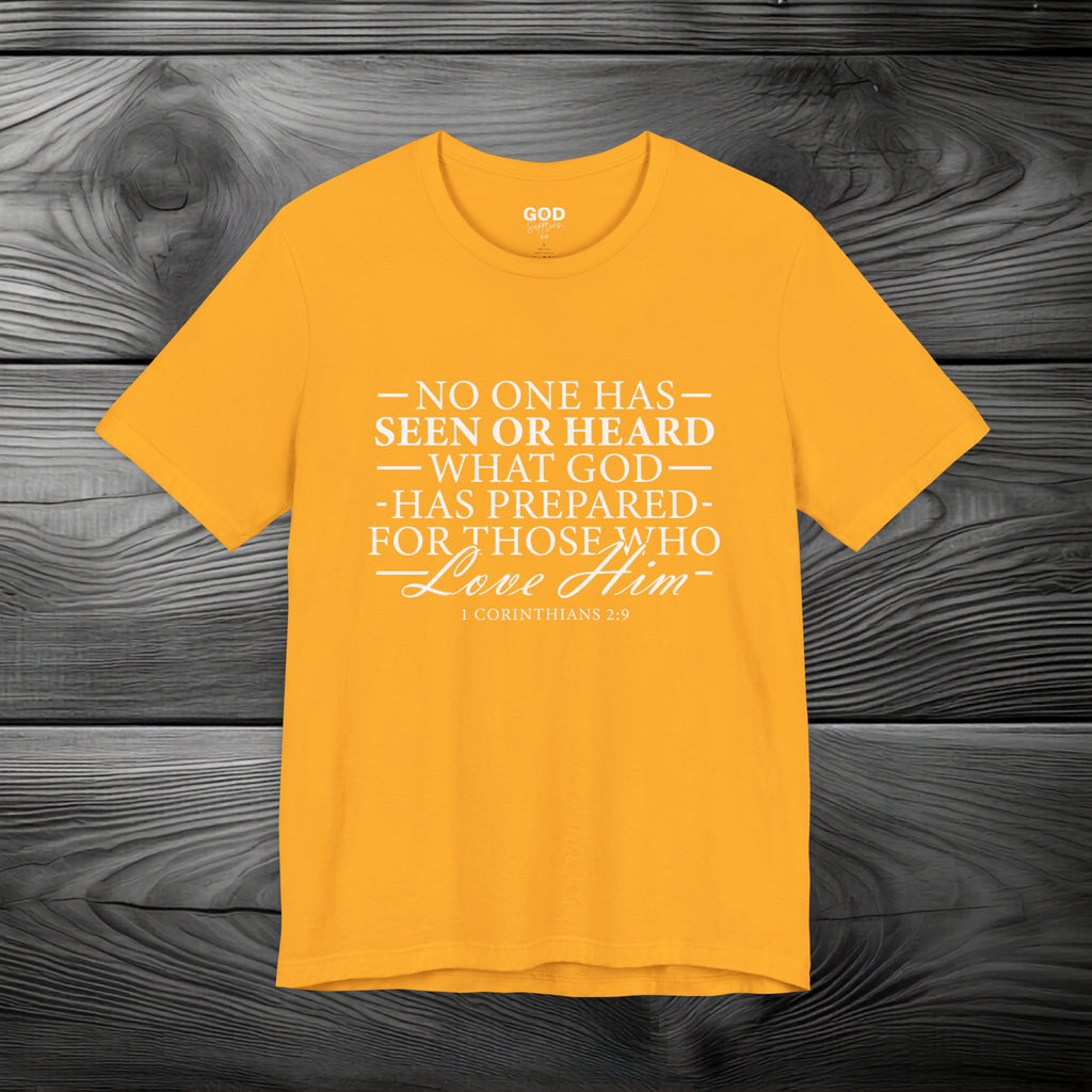 GOD Has Something Prepared for You Unisex Jersey Short Sleeve Tee
