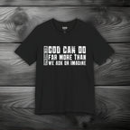 God Can Do Far More than We Ask or Imagine Unisex Jersey Short Sleeve Tee