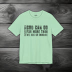 God Can Do Far More than We Ask or Imagine Unisex Jersey Short Sleeve Tee