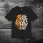 I Am Walking With the Lion of Judah Unisex Jersey Short Sleeve Tee