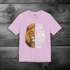 I Am Walking With the Lion of Judah Unisex Jersey Short Sleeve Tee