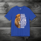 I Am Walking With the Lion of Judah Unisex Jersey Short Sleeve Tee