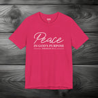 Peace in God's Purpose Unisex Jersey Short Sleeve Tee