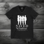 Saved Sisters Unisex Jersey Short Sleeve V-Neck Tee