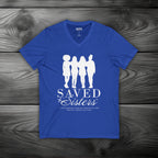 Saved Sisters Unisex Jersey Short Sleeve V-Neck Tee