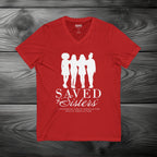 Saved Sisters Unisex Jersey Short Sleeve V-Neck Tee