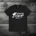 Everlasting Love Unisex Jersey Short Sleeve V-Neck Tee