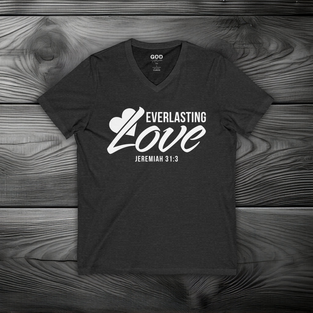 Everlasting Love Unisex Jersey Short Sleeve V-Neck Tee