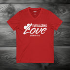 Everlasting Love Unisex Jersey Short Sleeve V-Neck Tee