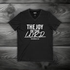 The Joy of The Lord Unisex Jersey Short Sleeve V-Neck Tee