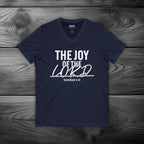 The Joy of The Lord Unisex Jersey Short Sleeve V-Neck Tee