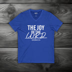 The Joy of The Lord Unisex Jersey Short Sleeve V-Neck Tee