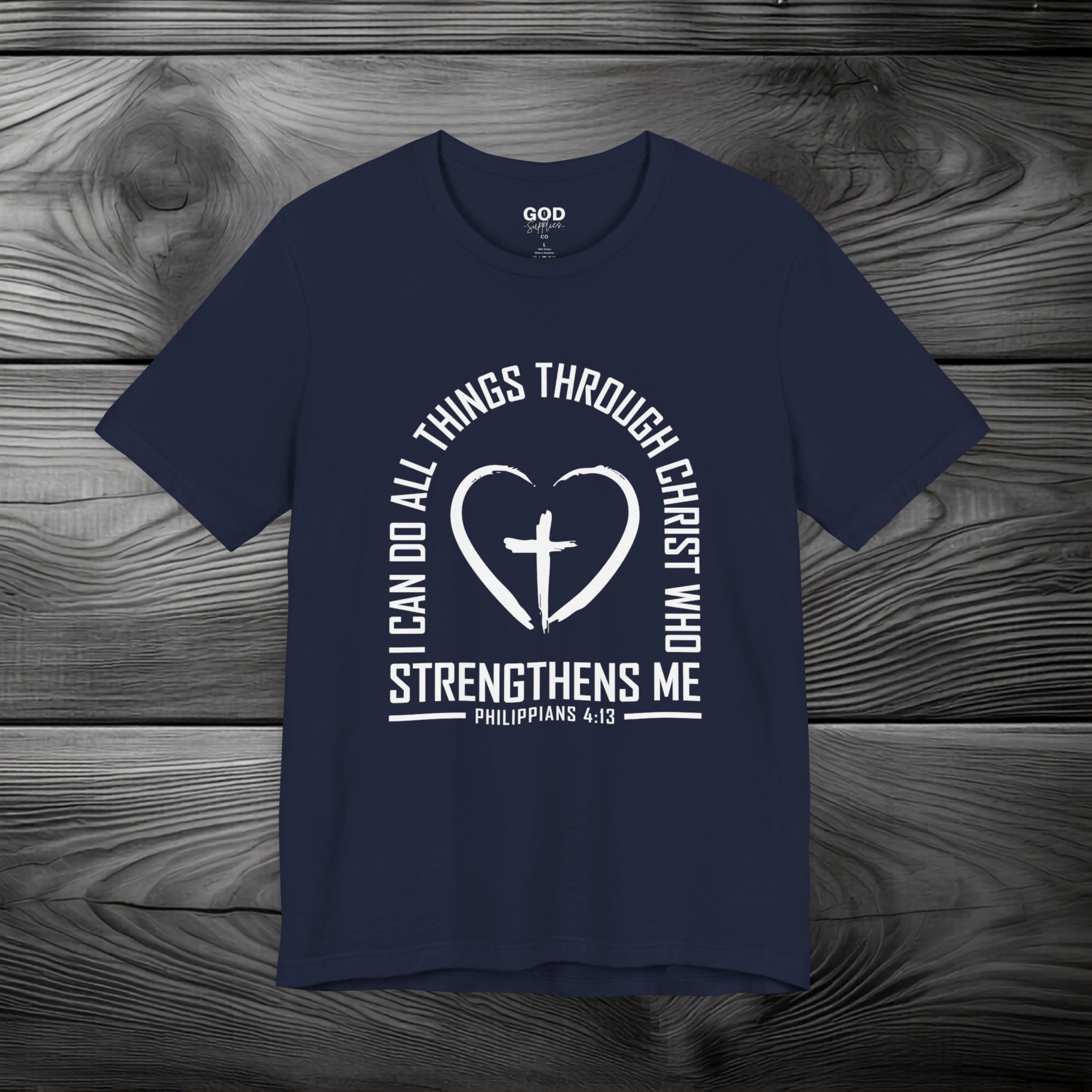 I Can Do All Things Through Christ Unisex Jersey Short Sleeve Tee