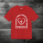 I Can Do All Things Through Christ Unisex Jersey Short Sleeve Tee