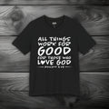 All Things Work for Good for Those Who Love God Unisex Jersey Short Sleeve Tee