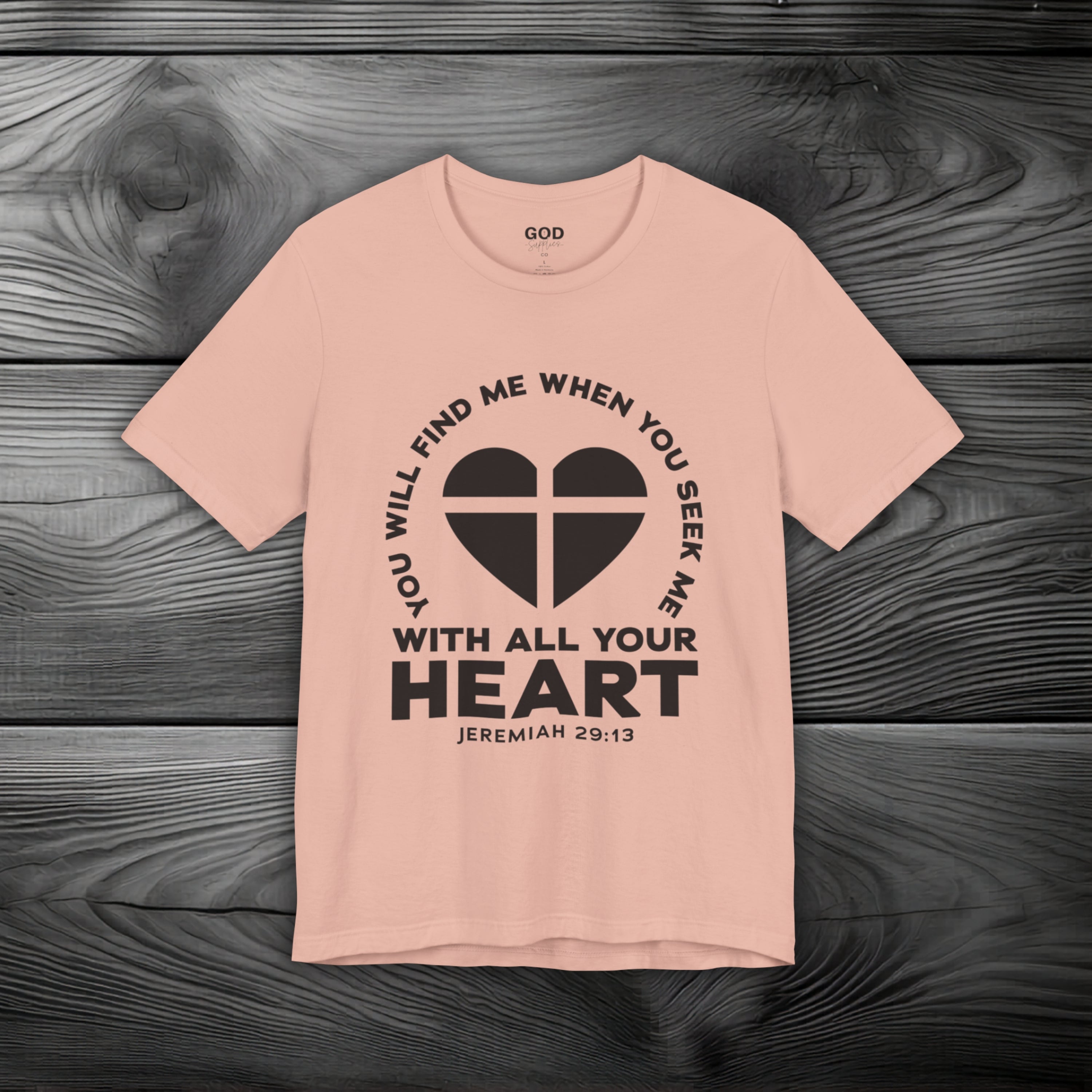 Seek & You Will Find GOD Unisex Jersey Short Sleeve Tee