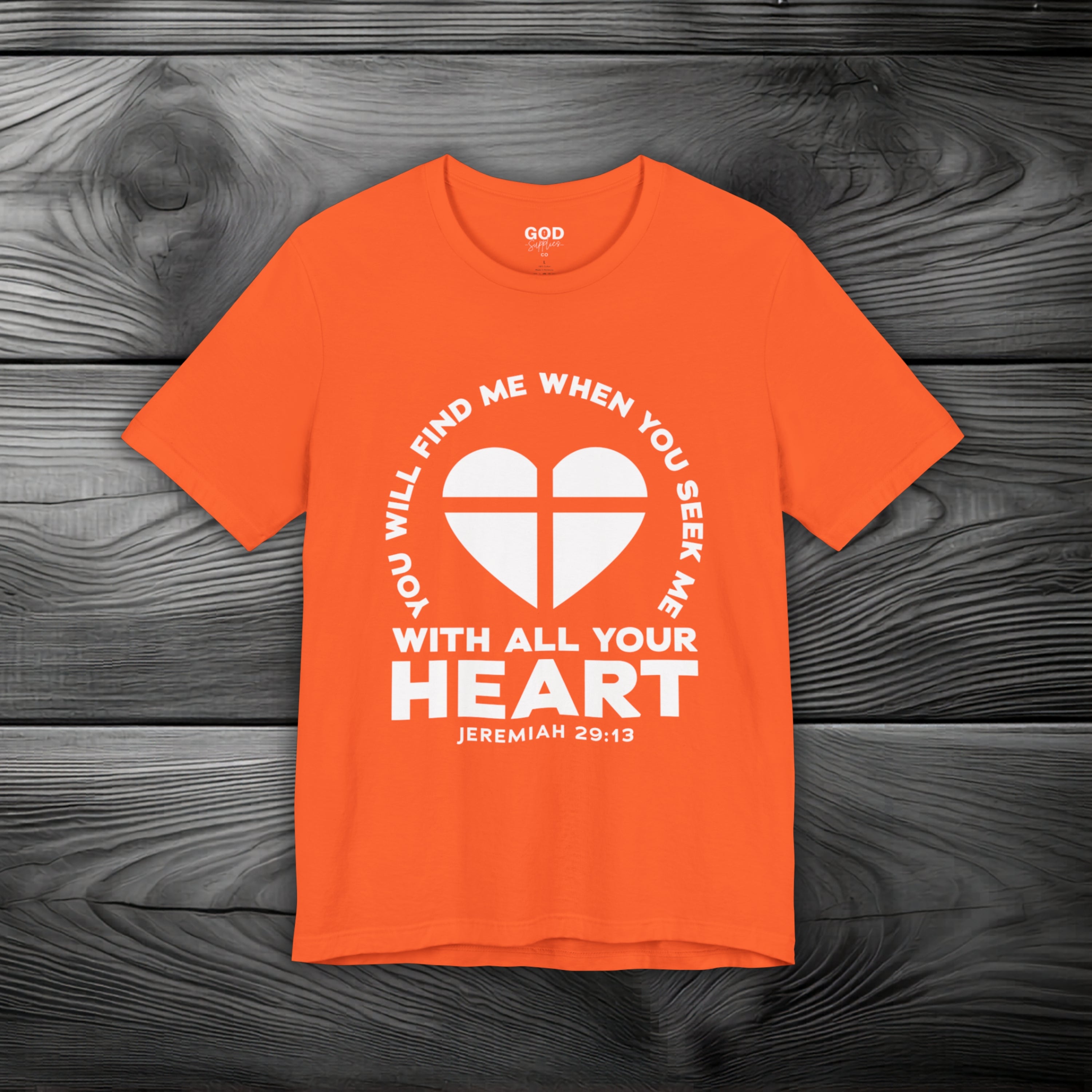 Seek & You Will Find GOD Unisex Jersey Short Sleeve Tee