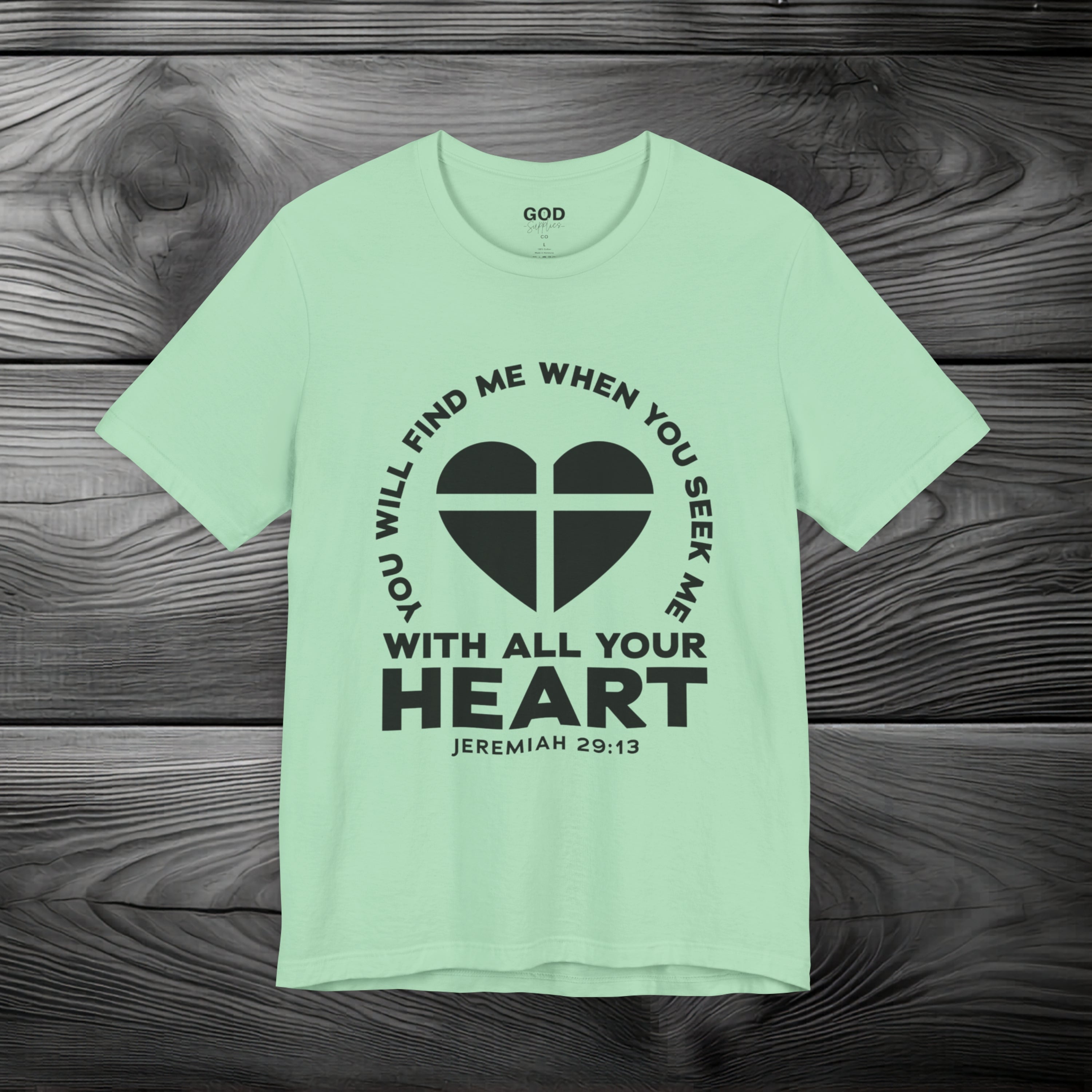 Seek & You Will Find GOD Unisex Jersey Short Sleeve Tee