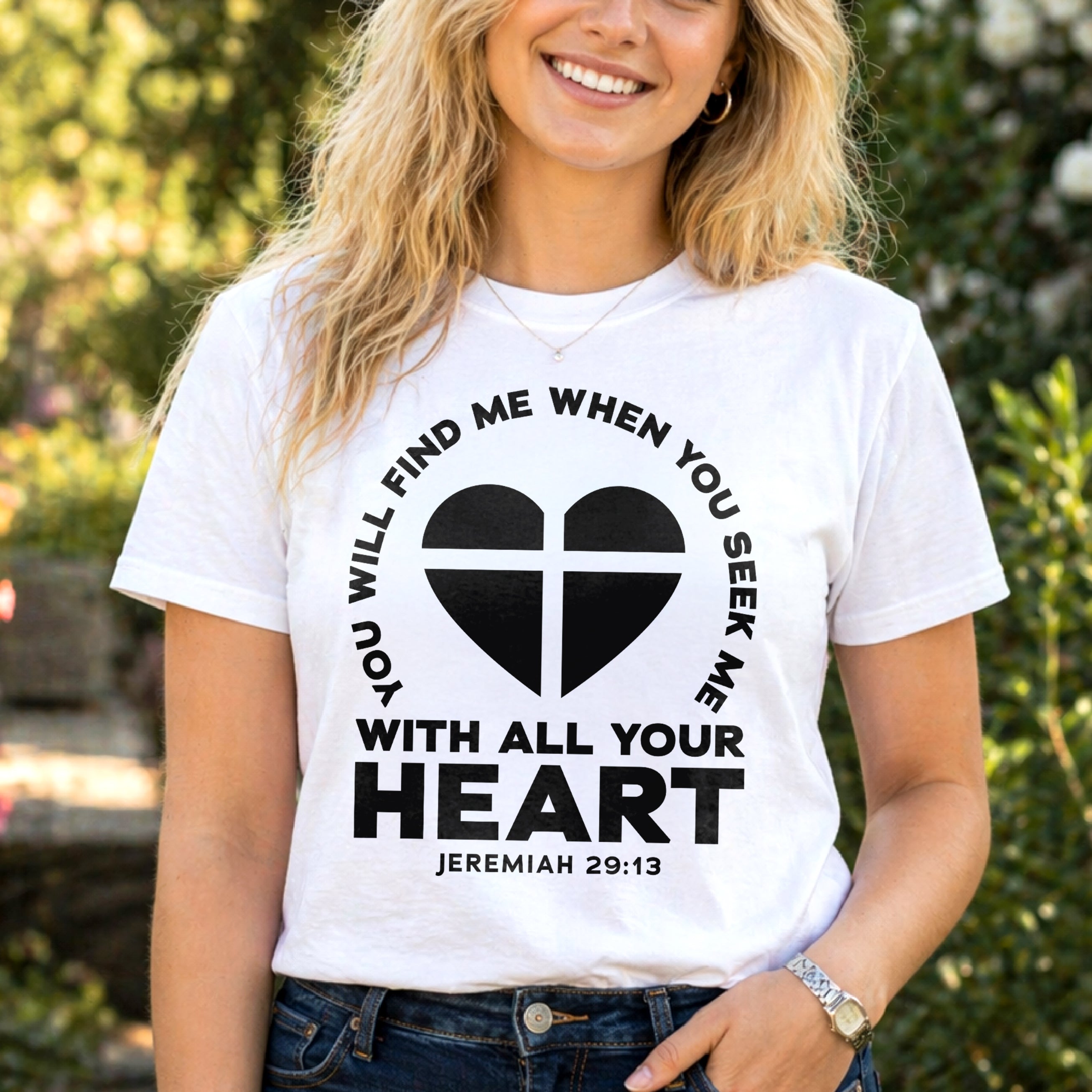 Seek & You Will Find GOD Unisex Jersey Short Sleeve Tee