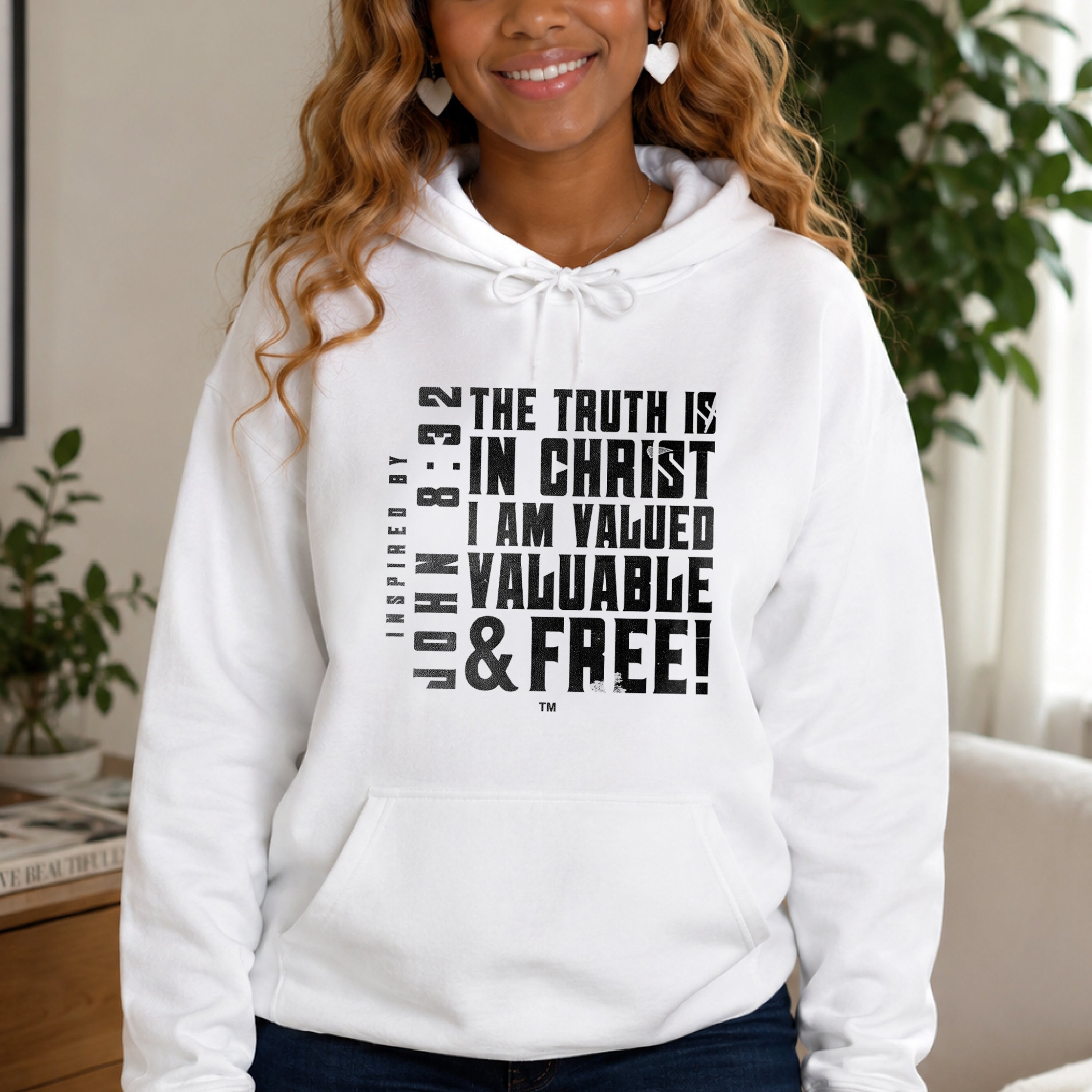 The Truth is in Christ I Am Valued Pullover Hoodie