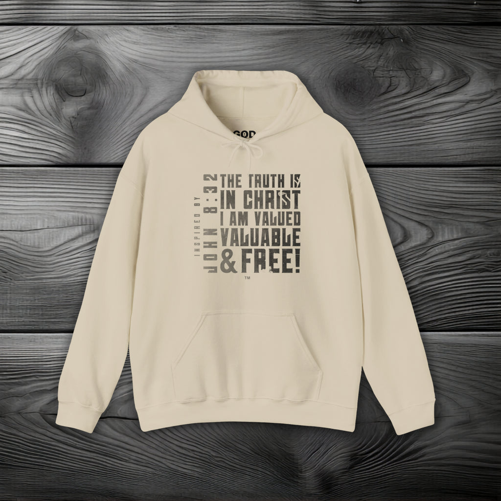 The Truth is in Christ I Am Valued Pullover Hoodie