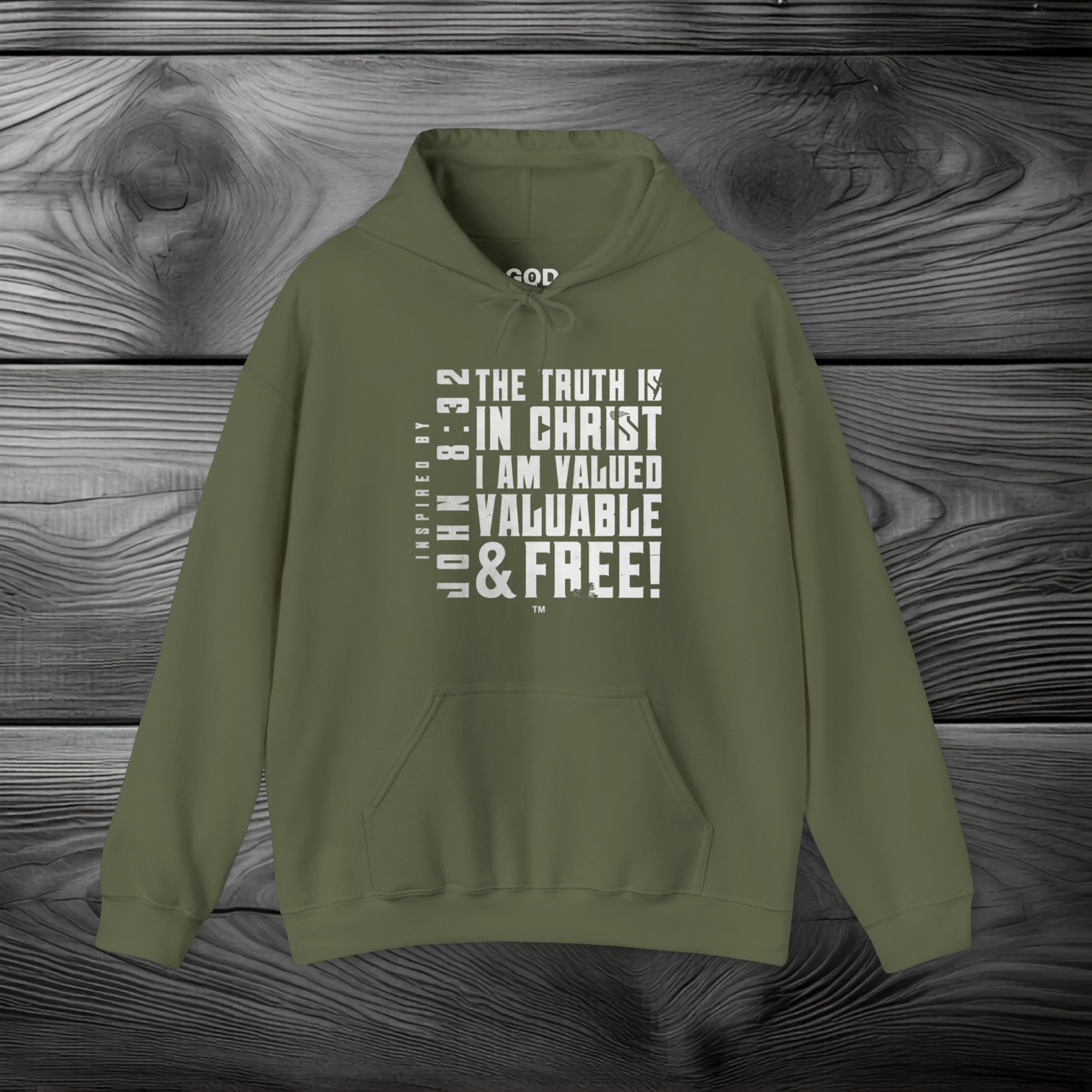 The Truth is in Christ I Am Valued Pullover Hoodie