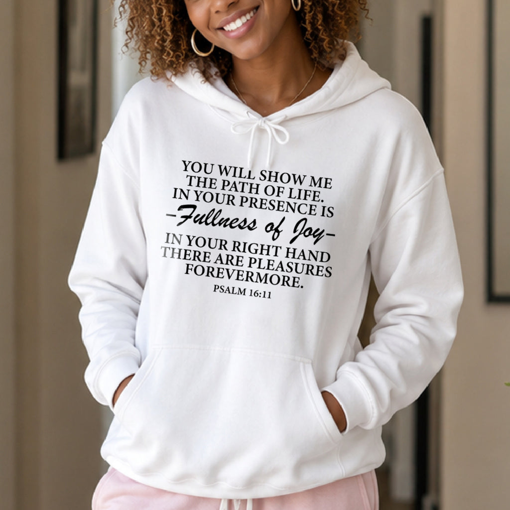 Joy In GOD's Presence Pullover Hoodie