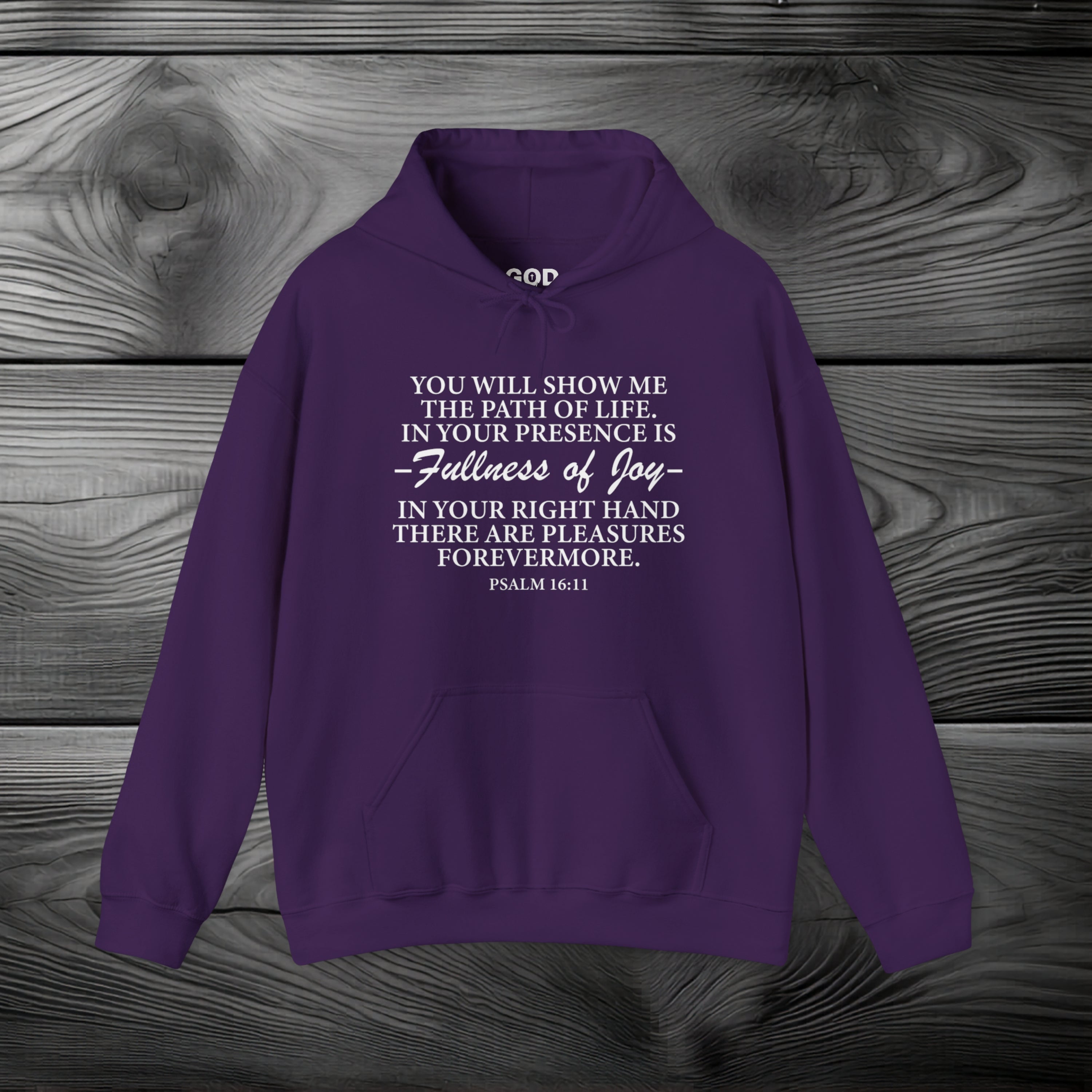 Joy In GOD's Presence Pullover Hoodie