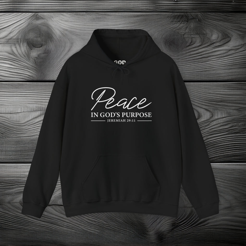 Peace in God's Purpose Pullover Hoodie