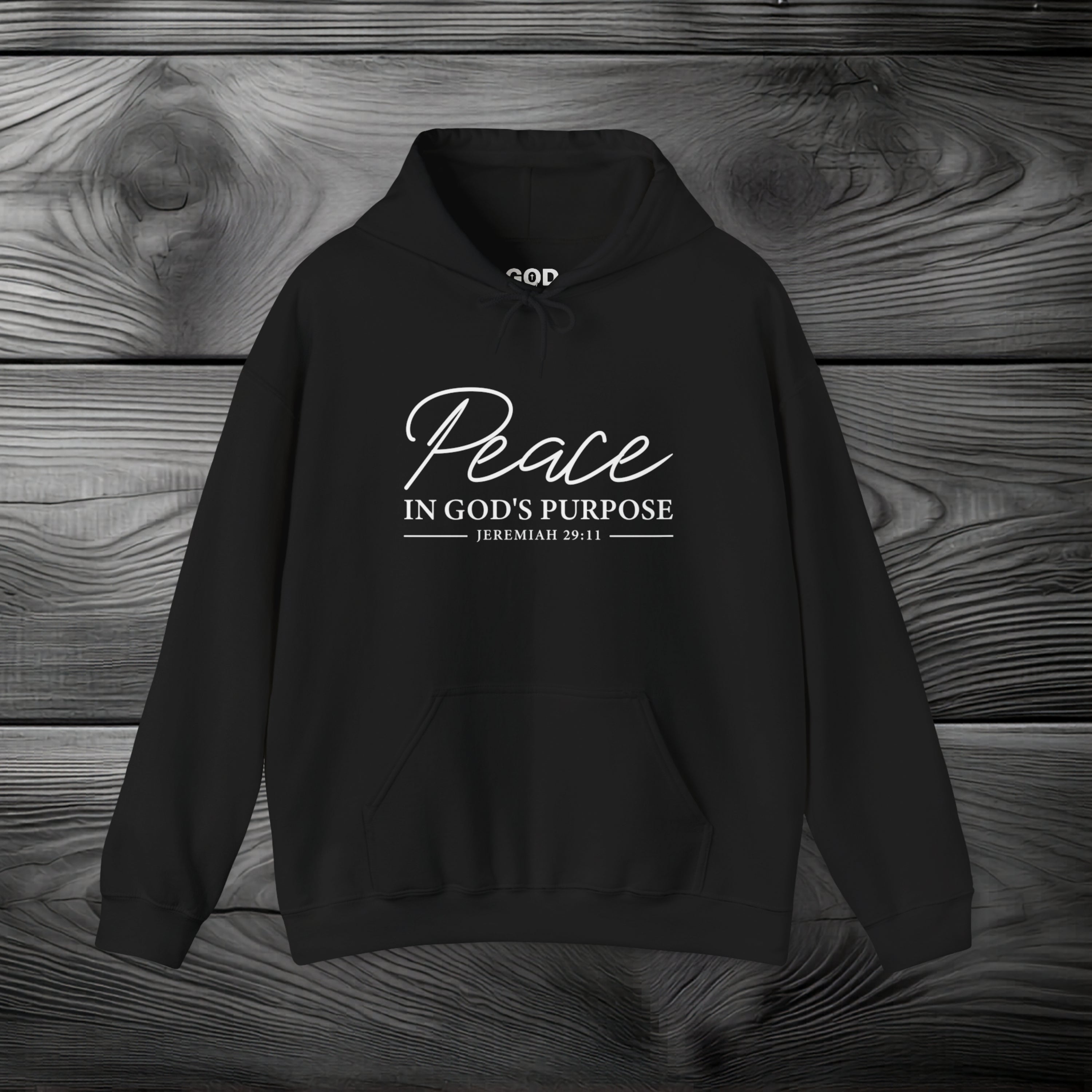 Peace in God's Purpose Pullover Hoodie