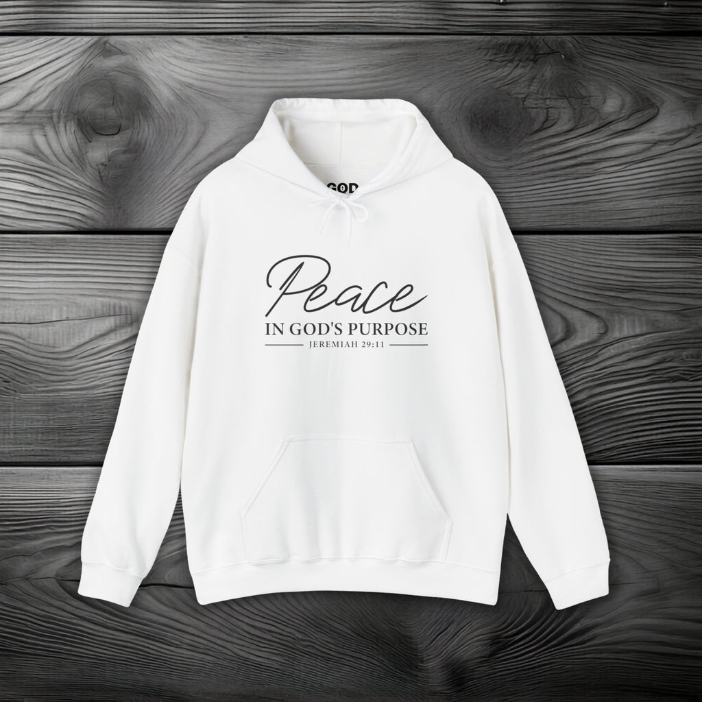 Peace in God's Purpose Pullover Hoodie