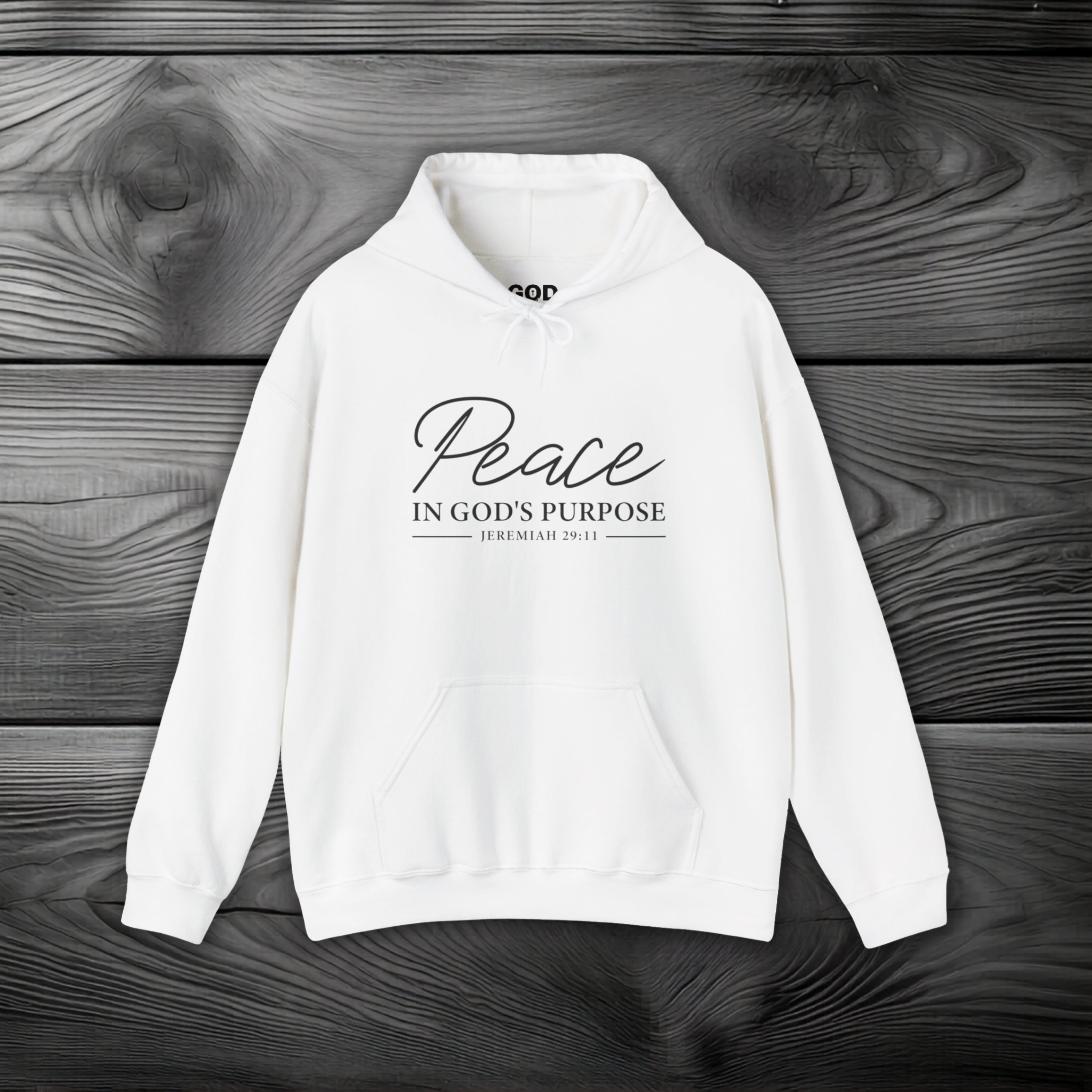 Peace in God's Purpose Pullover Hoodie
