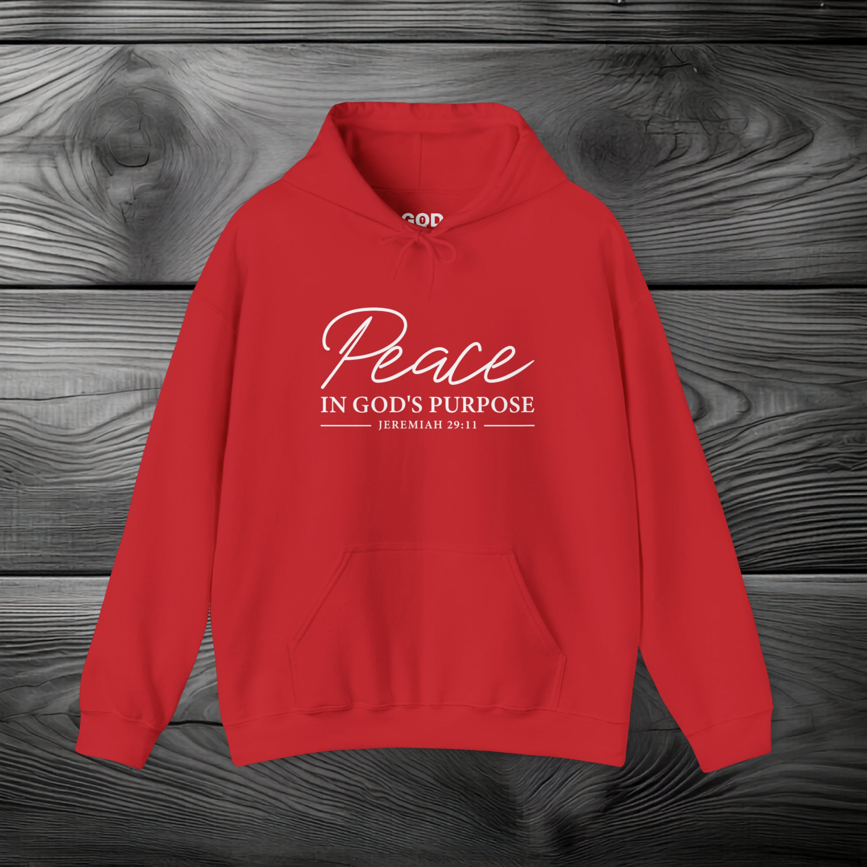 Peace in God's Purpose Pullover Hoodie