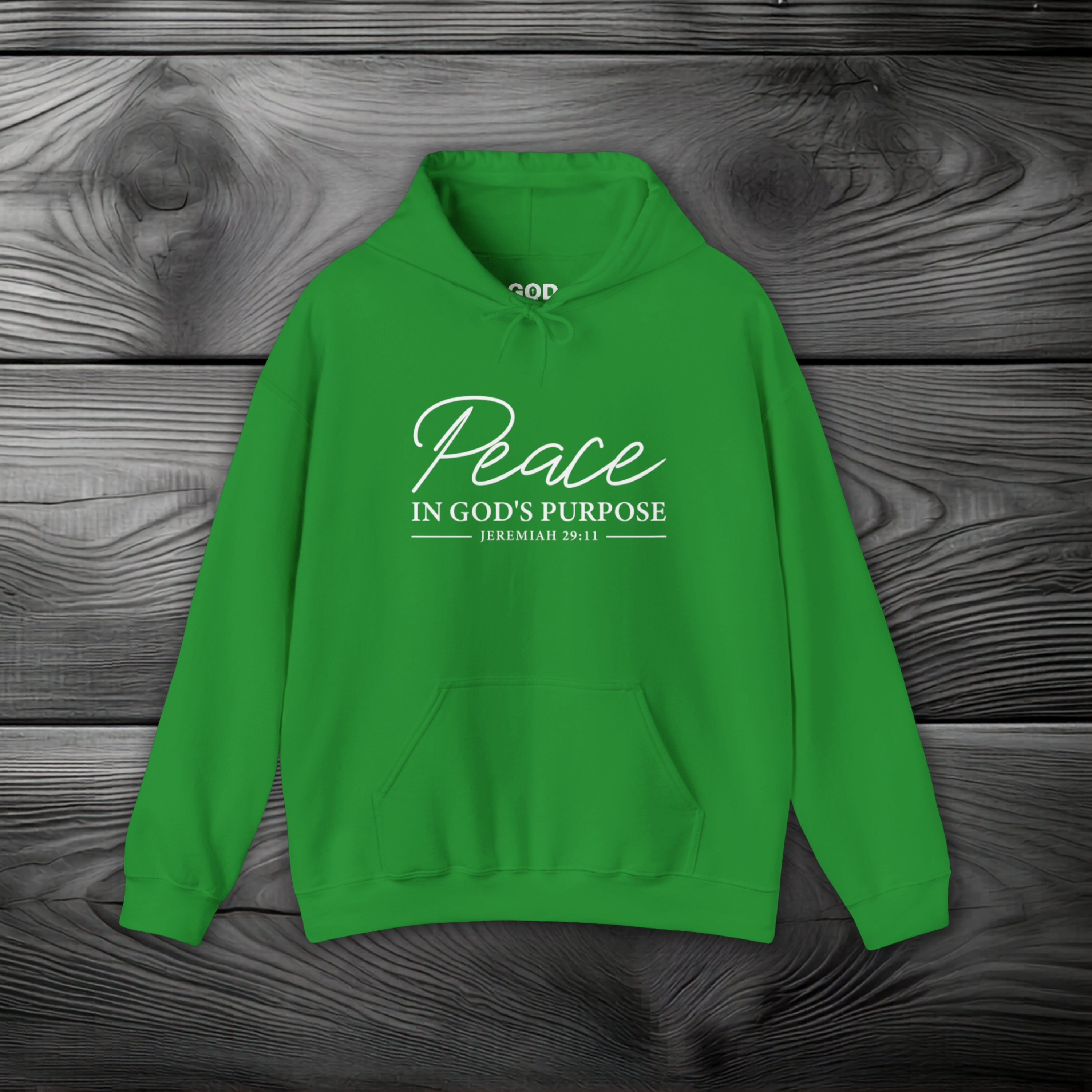 Peace in God's Purpose Pullover Hoodie