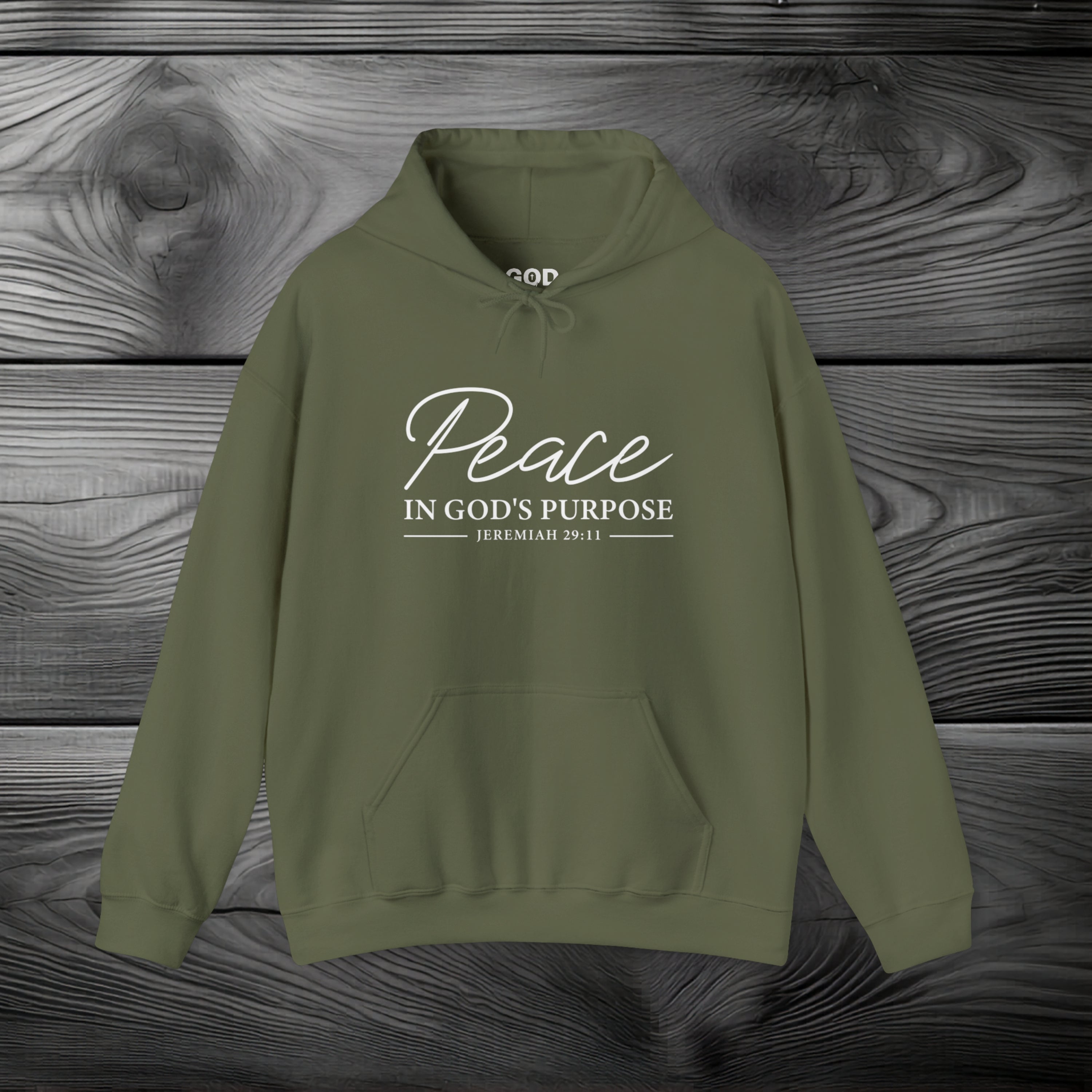 Peace in God's Purpose Pullover Hoodie