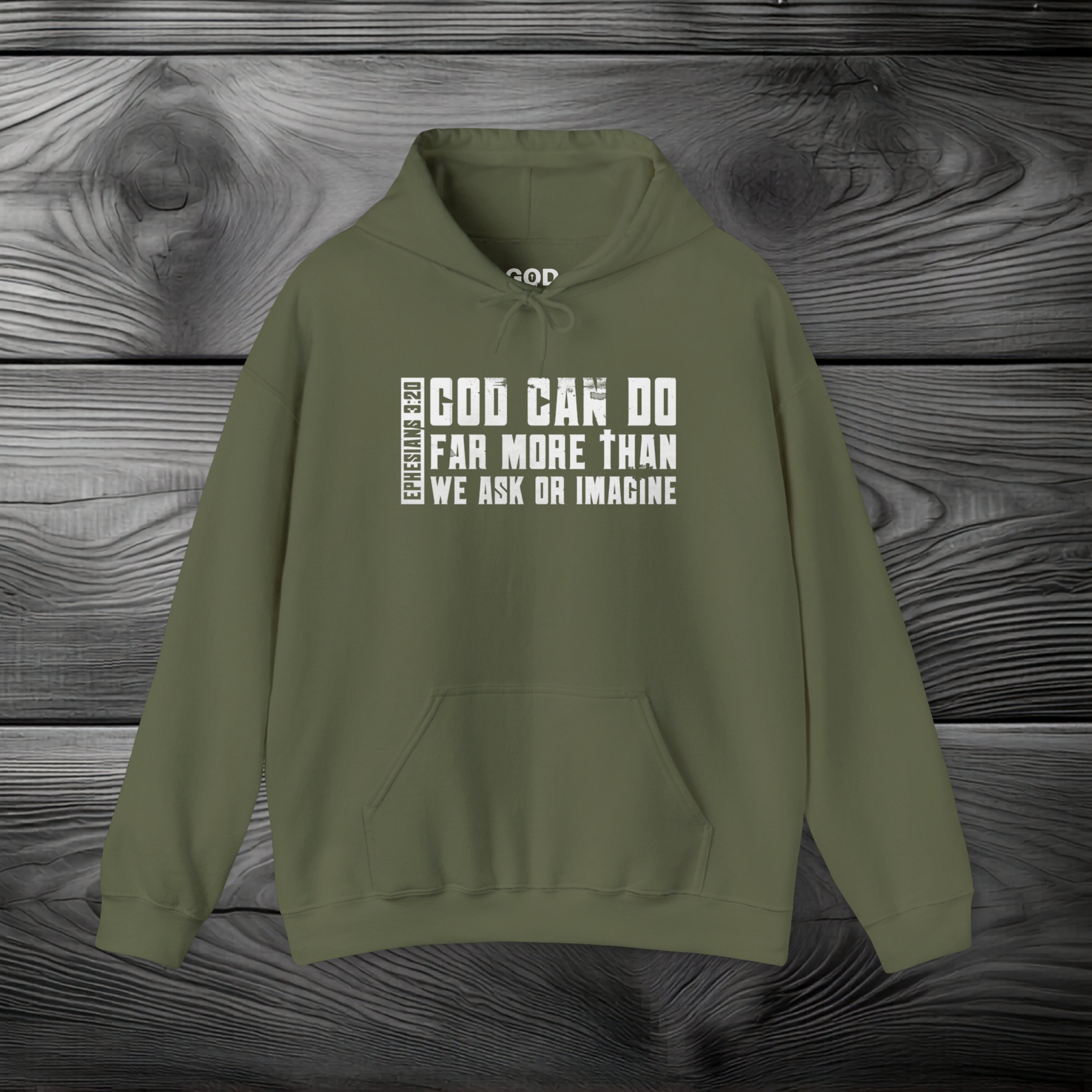 God Can Do Far More than We Ask or Imagine Pullover Hoodie