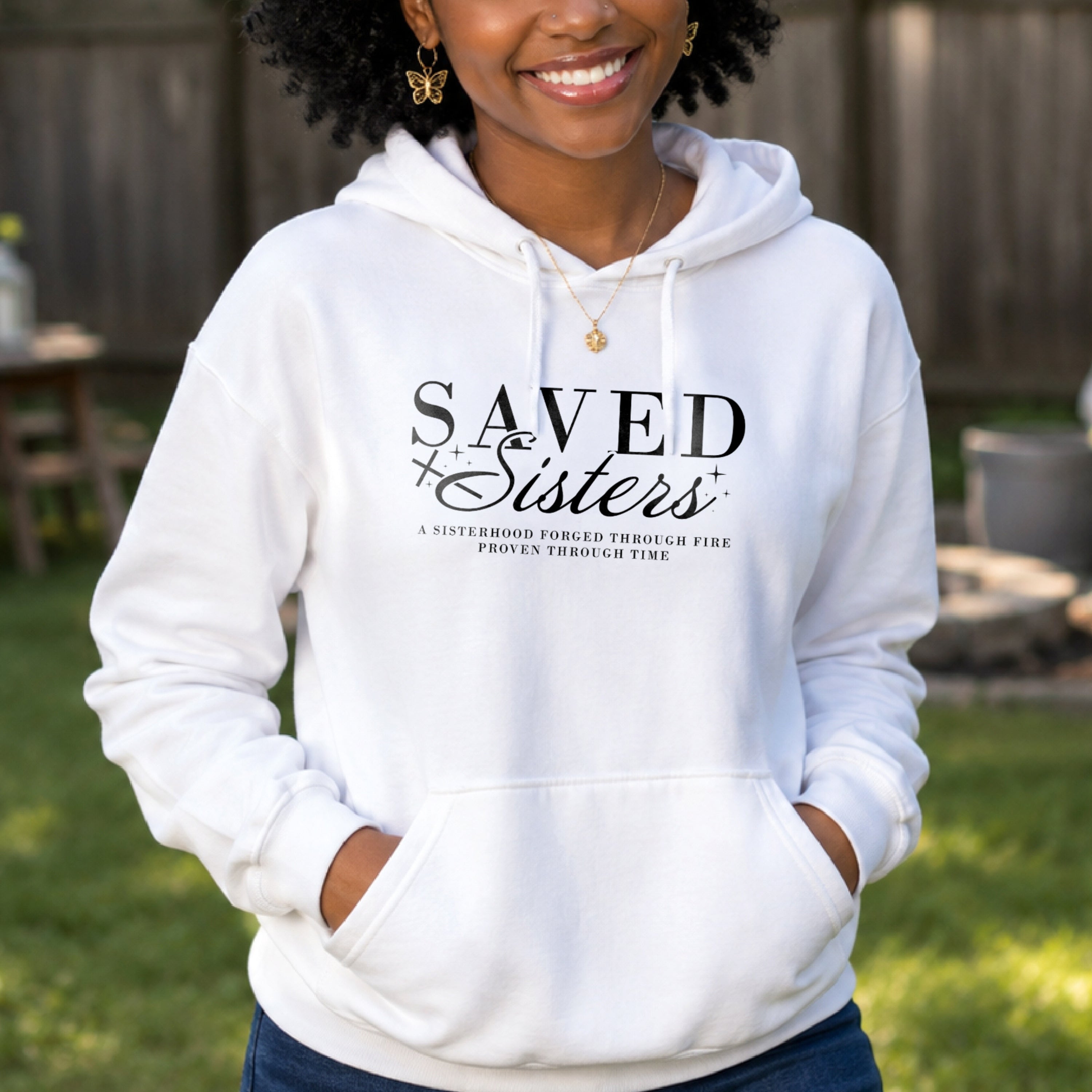Saved Sisters Pullover Hoodie