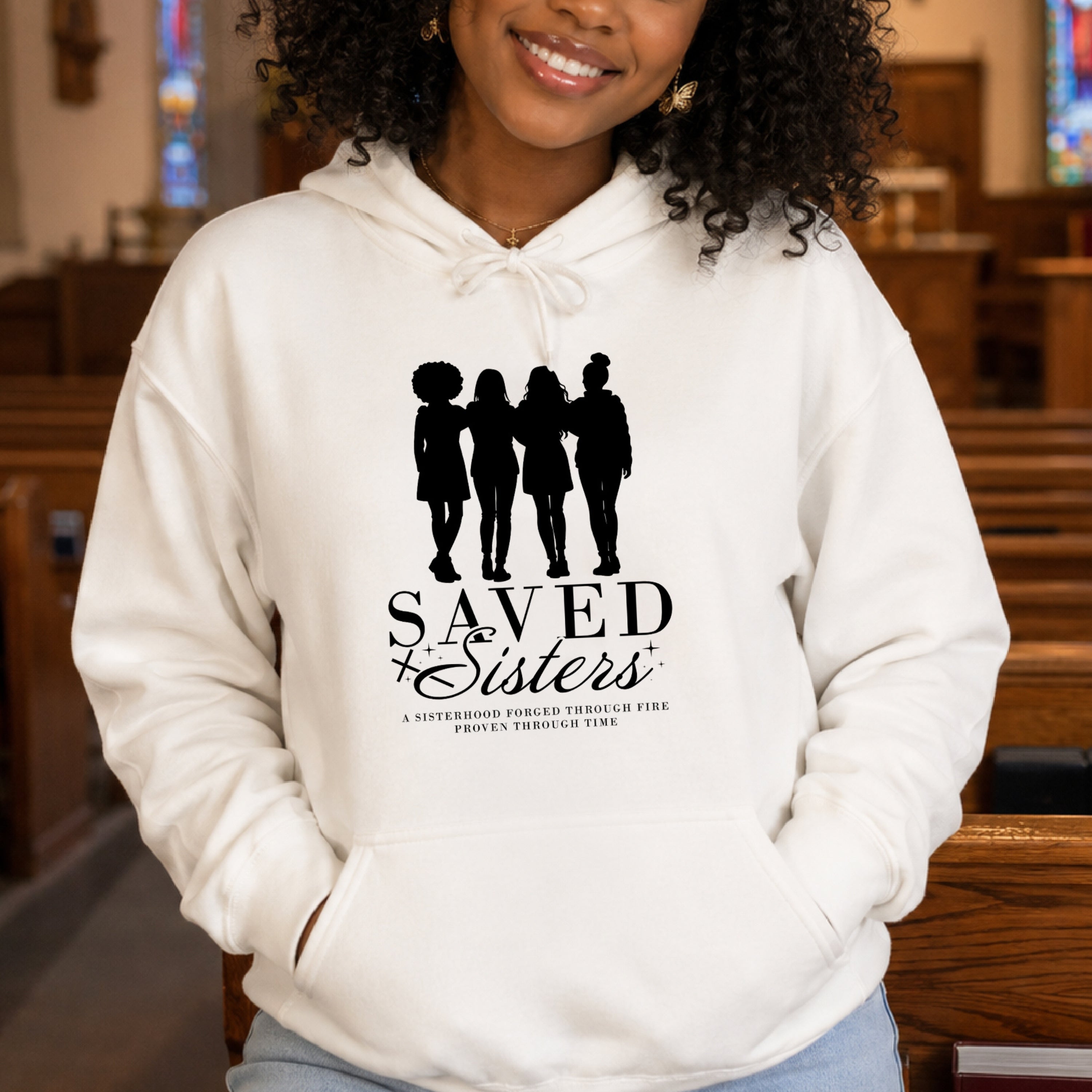 Saved Sisters Pullover Hoodie