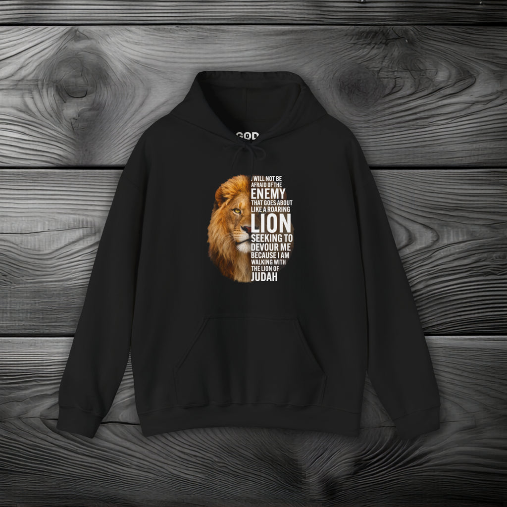 I Am Walking With the Lion of Judah Pullover Hoodie