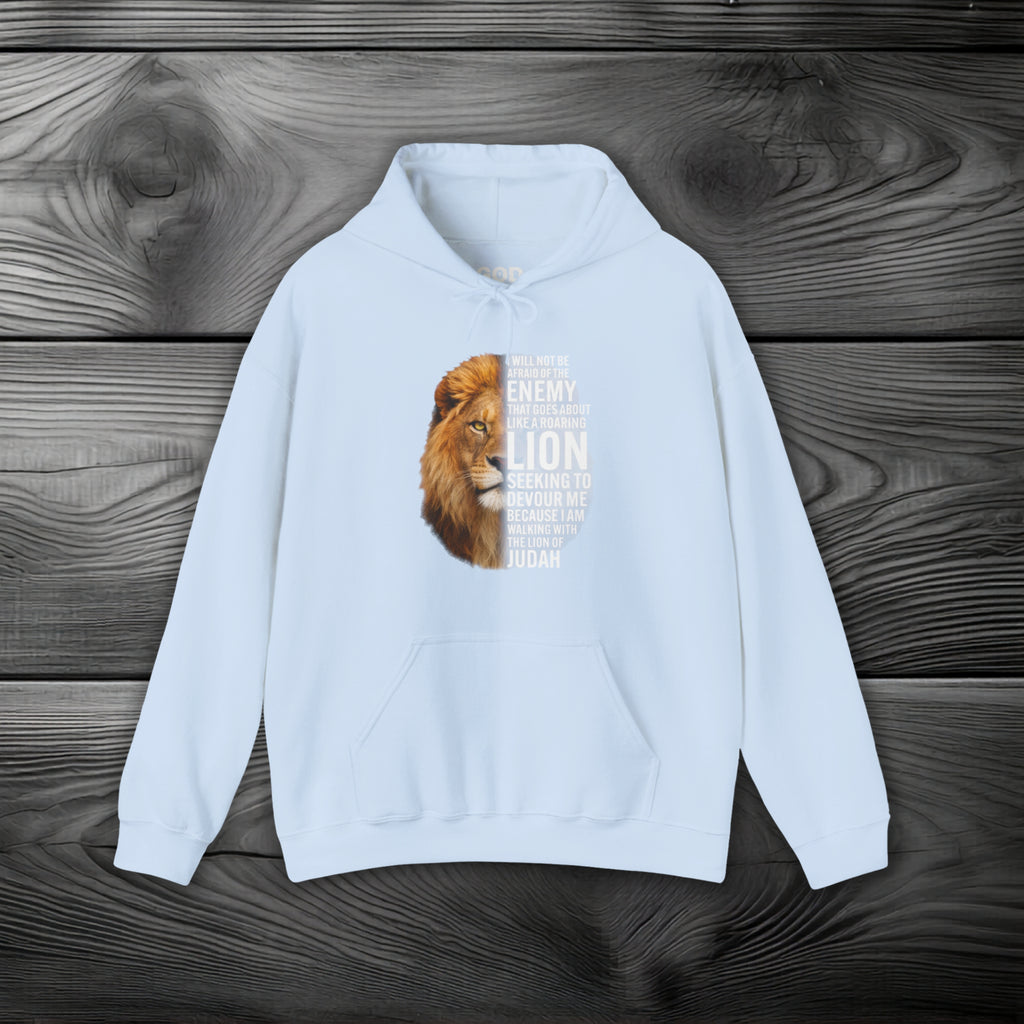 I Am Walking With the Lion of Judah Pullover Hoodie
