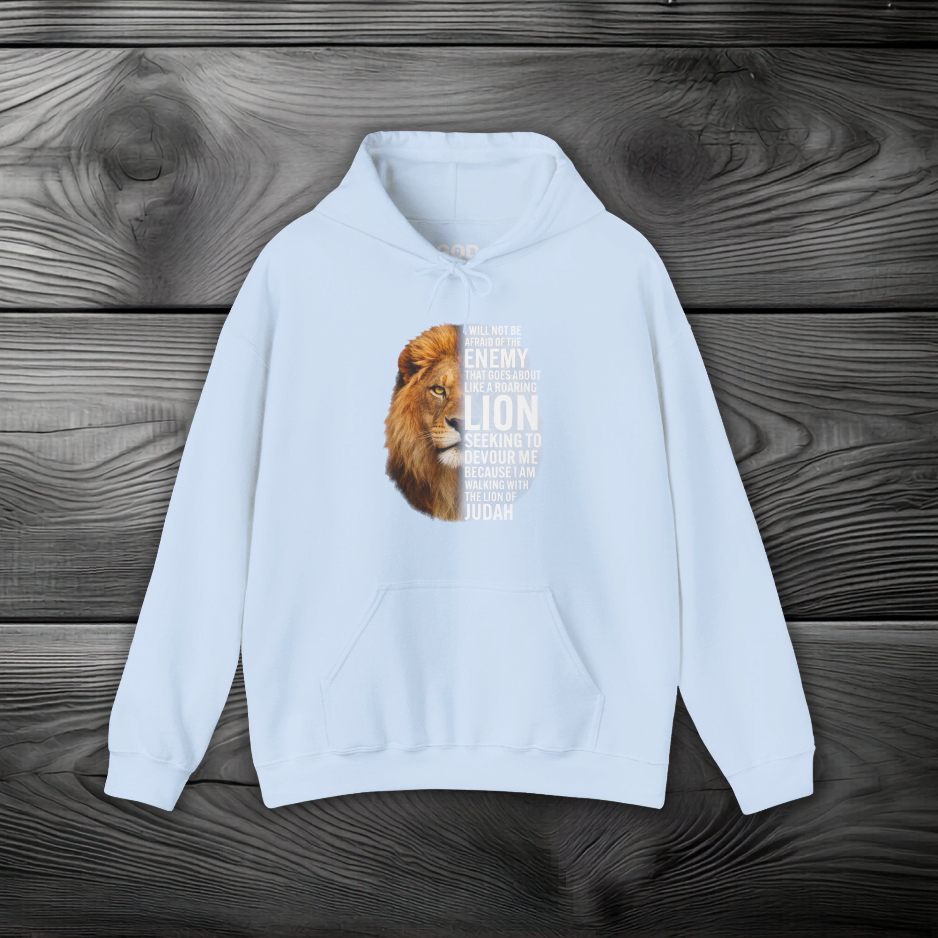 I Am Walking With the Lion of Judah Pullover Hoodie