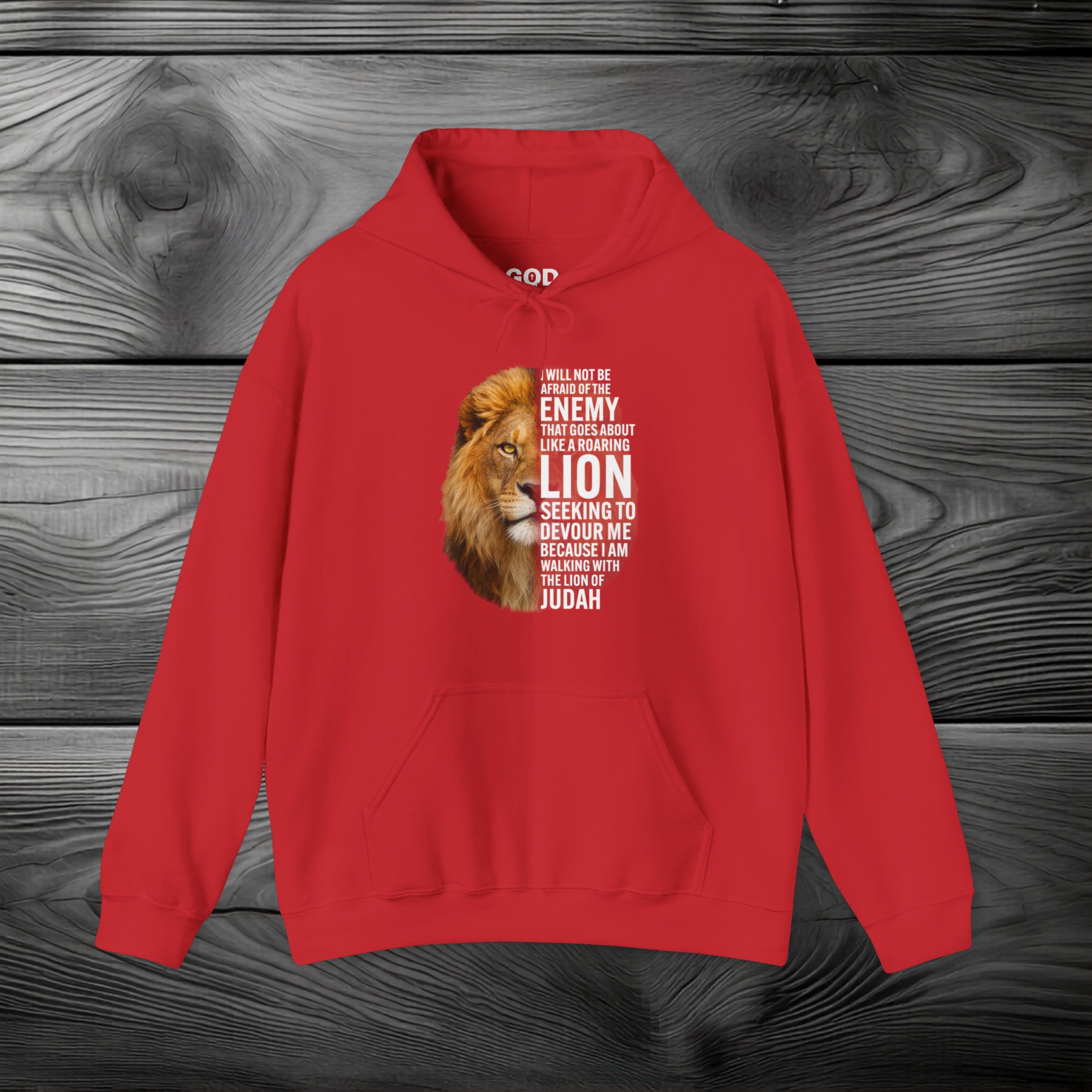 I Am Walking With the Lion of Judah Pullover Hoodie