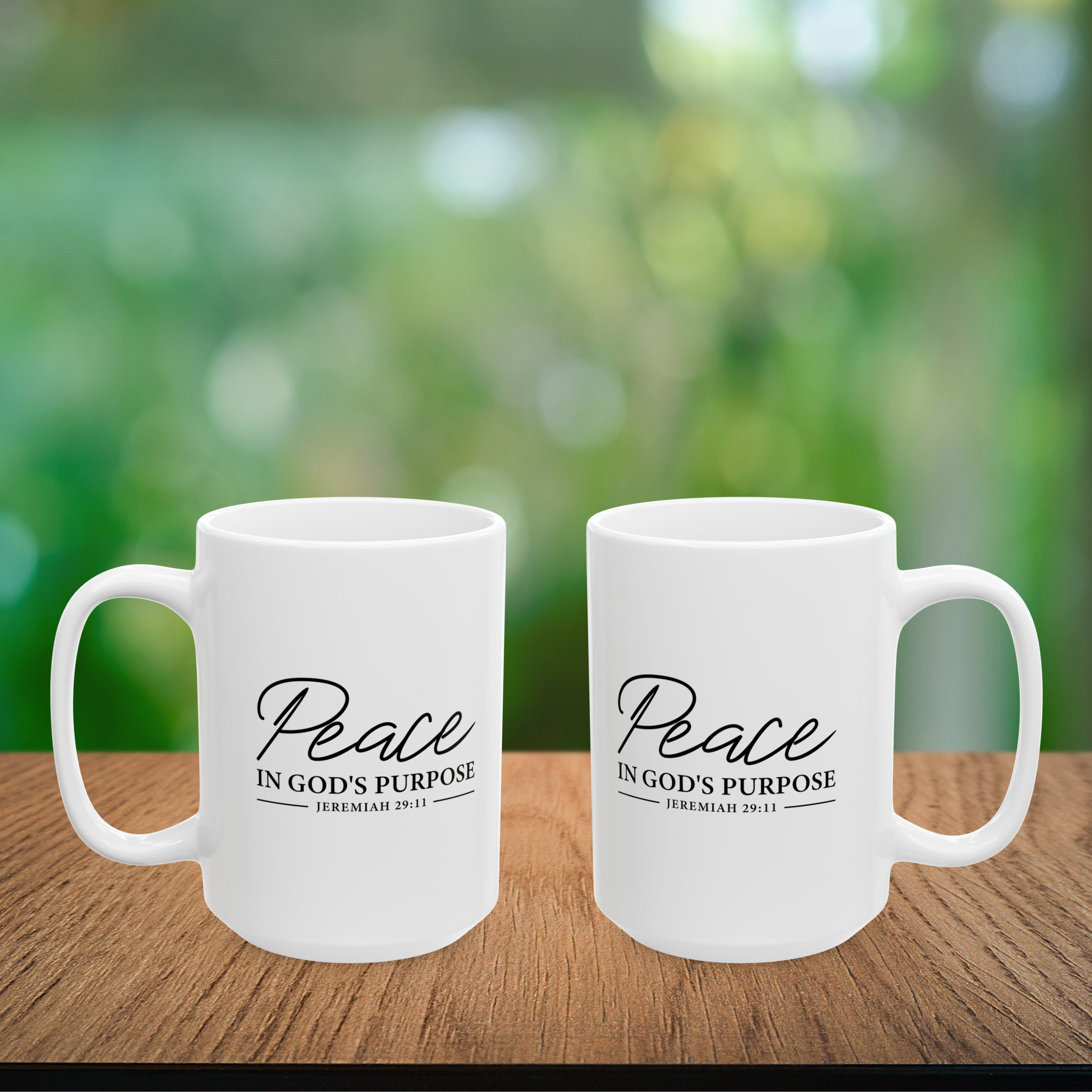 Peace in God's Purpose Coffee Mug